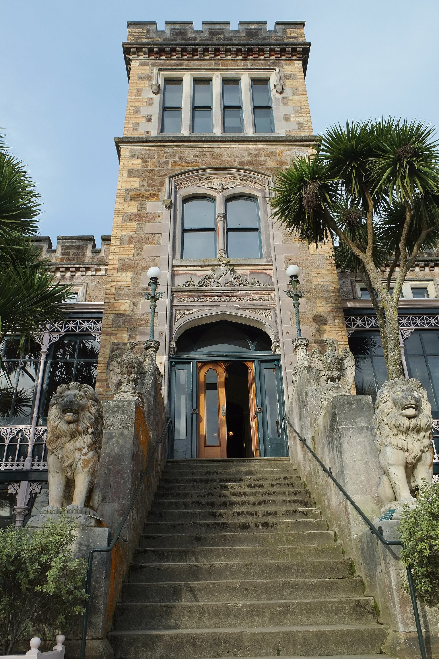 The entrance to Larnach Castle