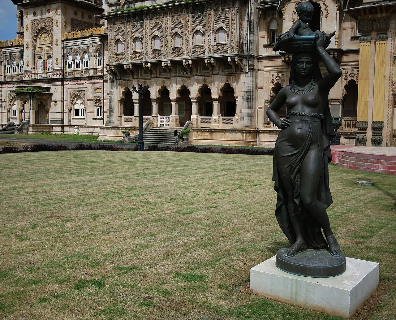 The palace of Vadodara, one of the largest private homes in the world.