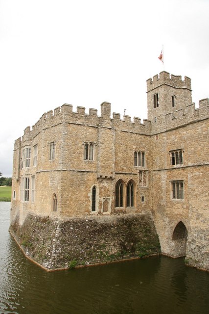 The Gloriette, the innermost tower block set on its own little island at the castle's heart
