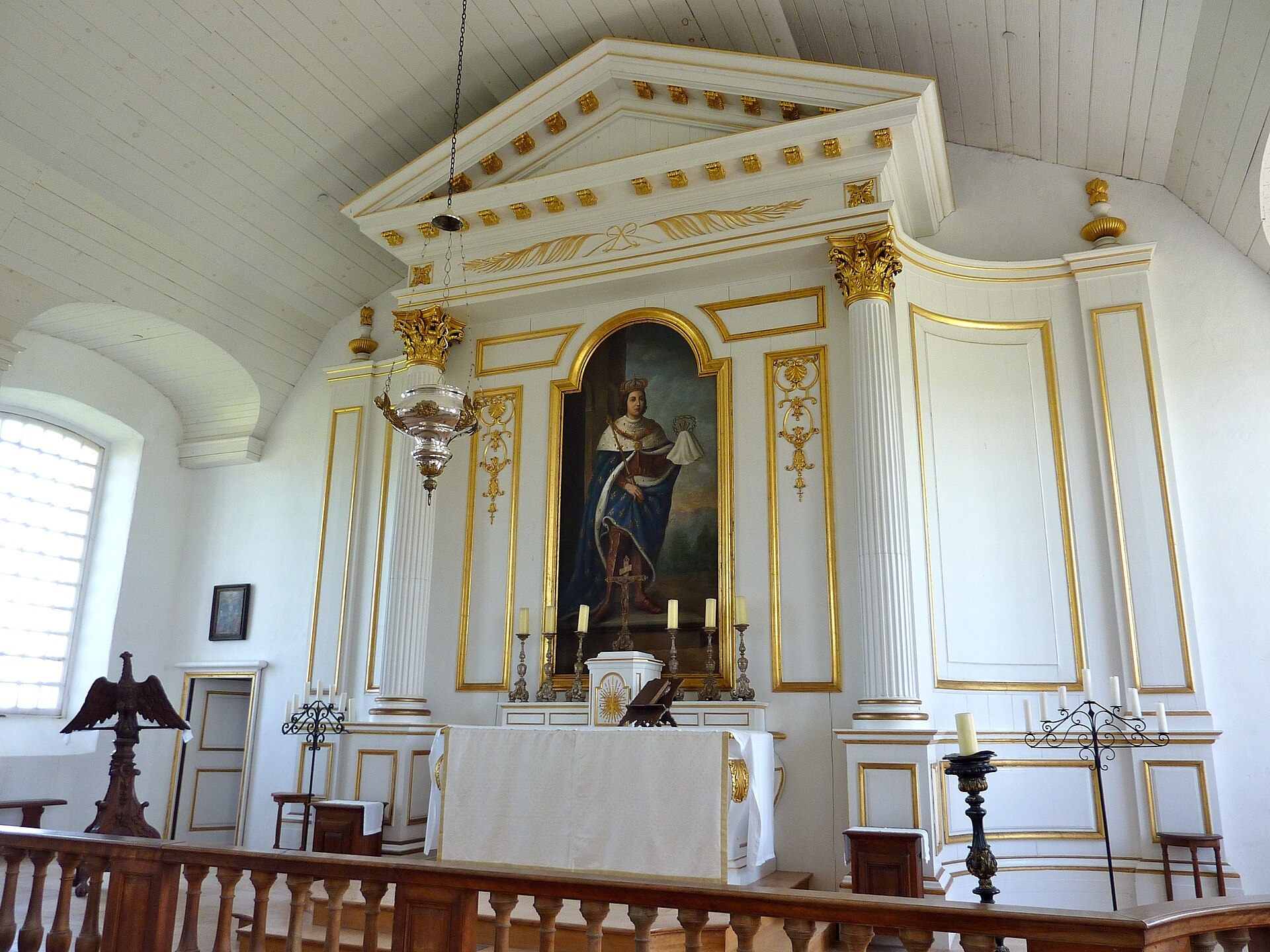 The chapel within the Fortress of Louisbourg