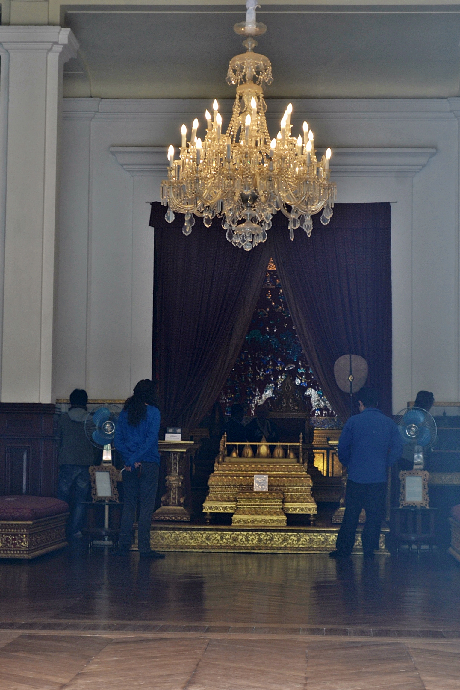 The royal throne within the palace
