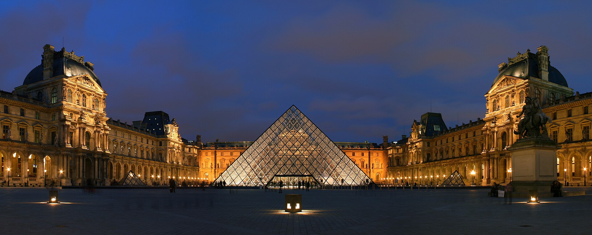 The Louvre began as a medieval fortress guarding Paris