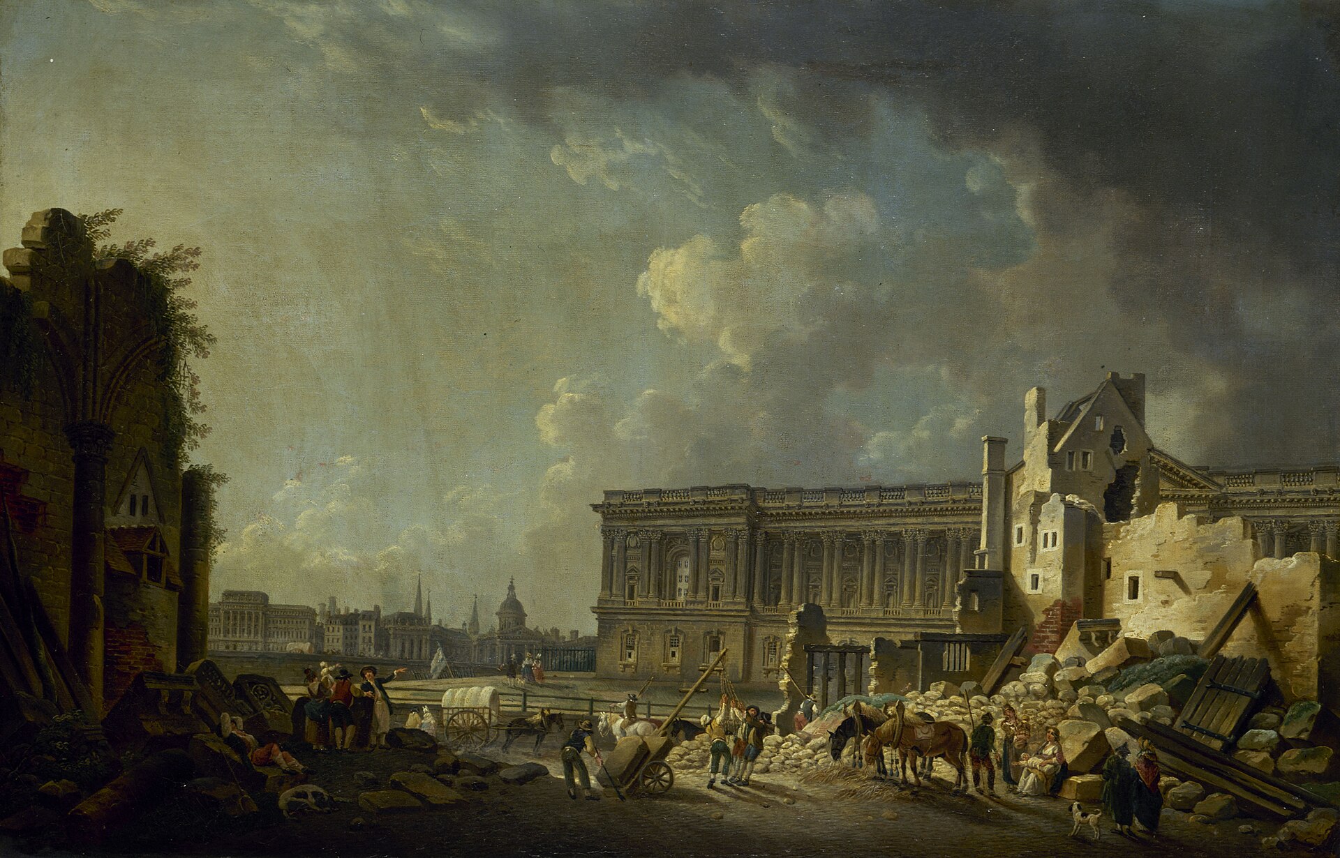 The kings dreamed of a vast palace stretching along the Seine