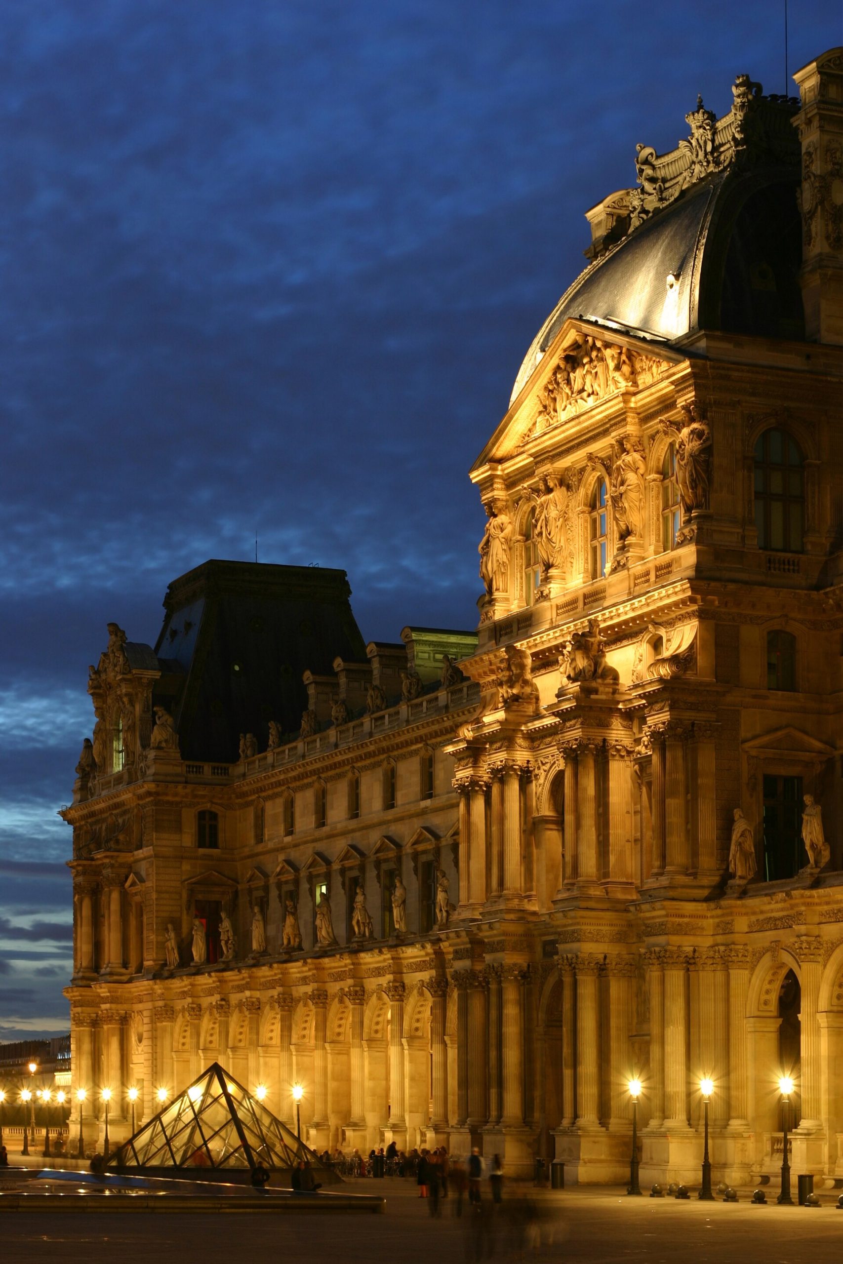 For centuries the Louvre was a royal residence in the heart of Paris