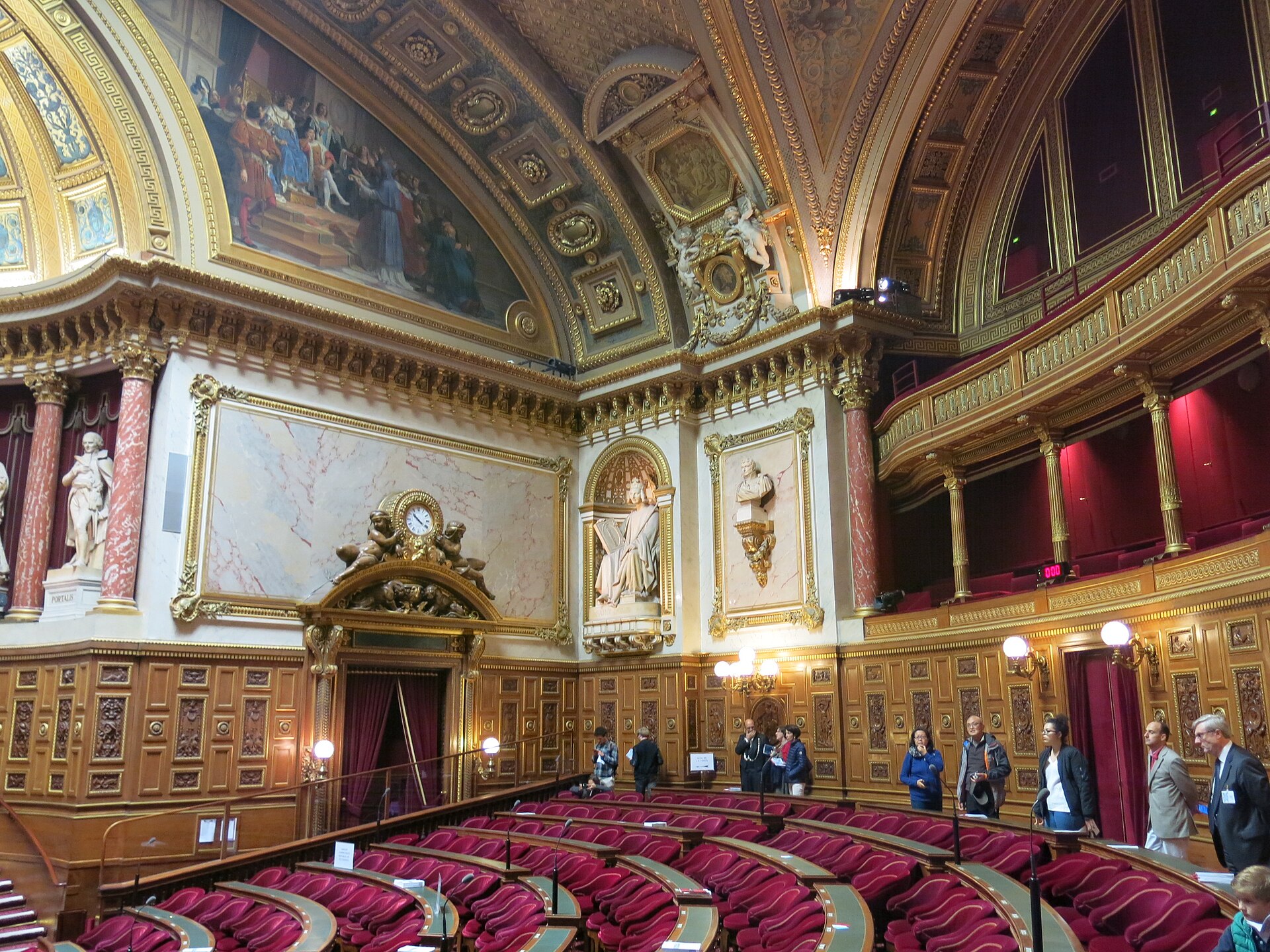 Today the palace is the seat of the French Senate