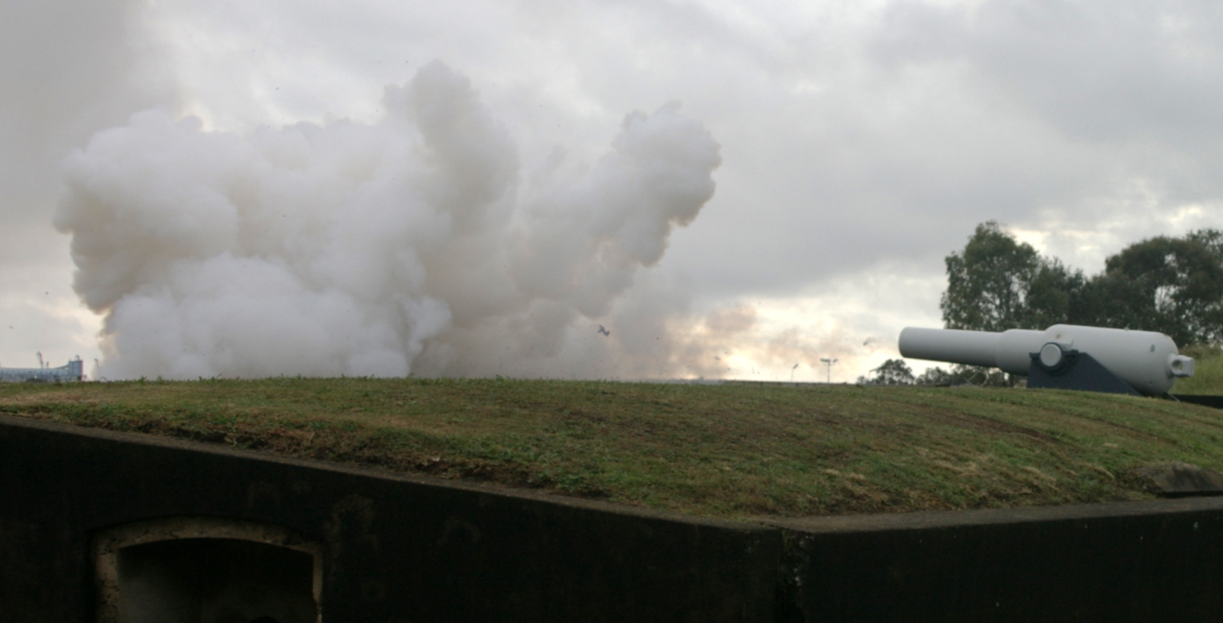 In WWII the fort guarded Brisbane as an inner inspection station