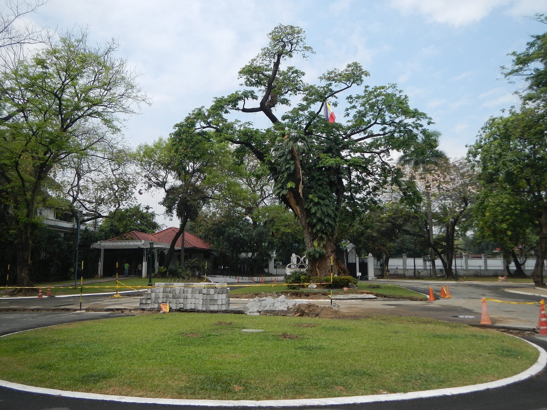 Interior view showing the palace's blend of colonial and formal styles