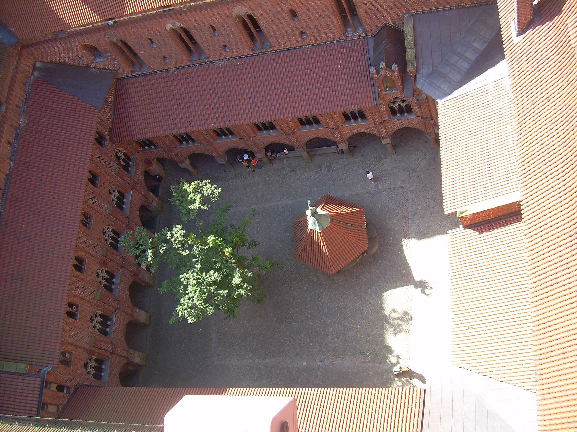 Cloistered courtyards recall that Malbork was, for all its might, a great monastery.