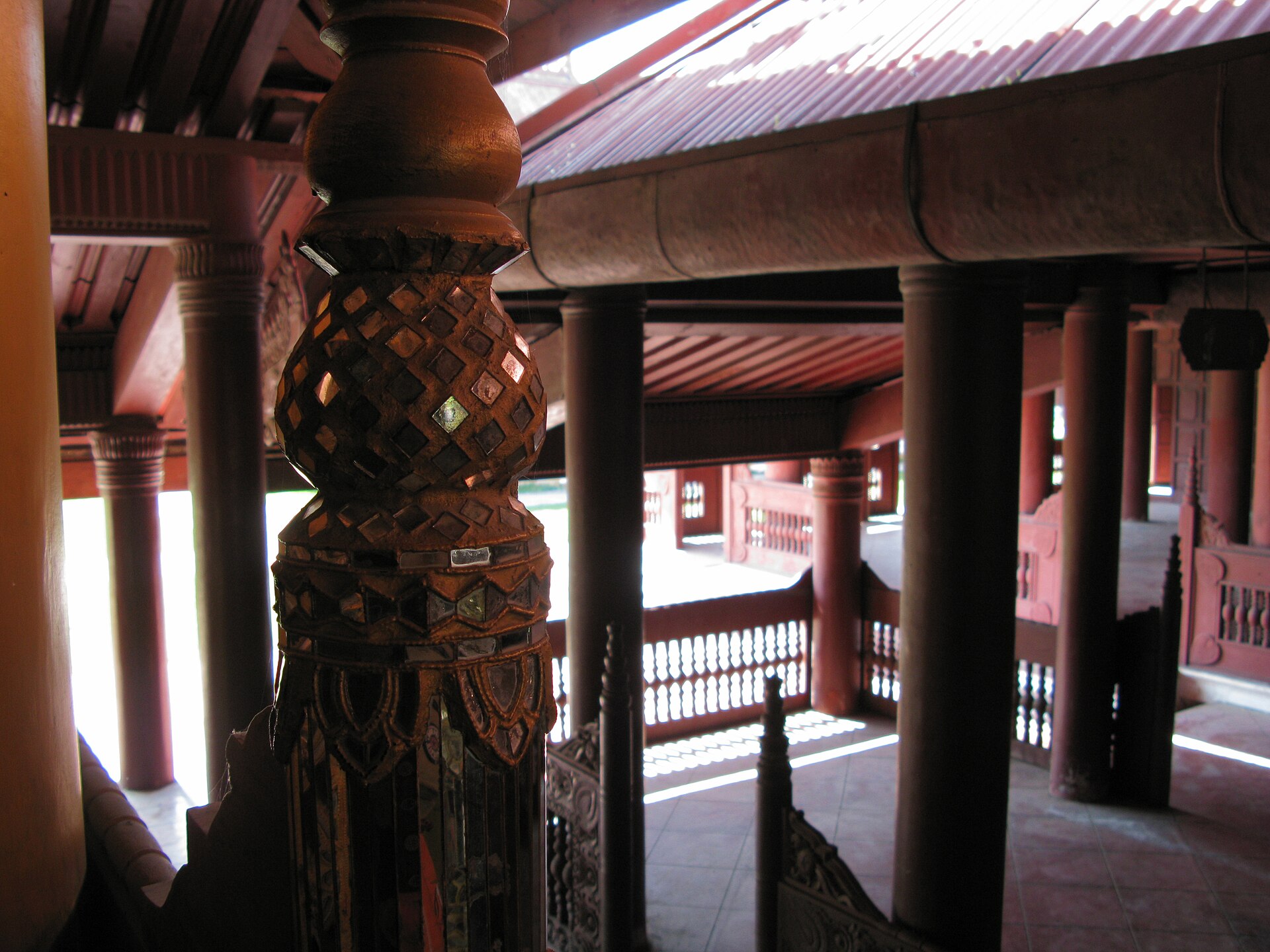 An interior of the palace