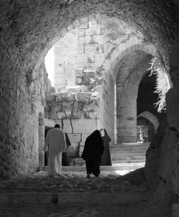 Margat (Qalaat al-Marqab), the great black basalt fortress of the Knights Hospitaller in Syria.