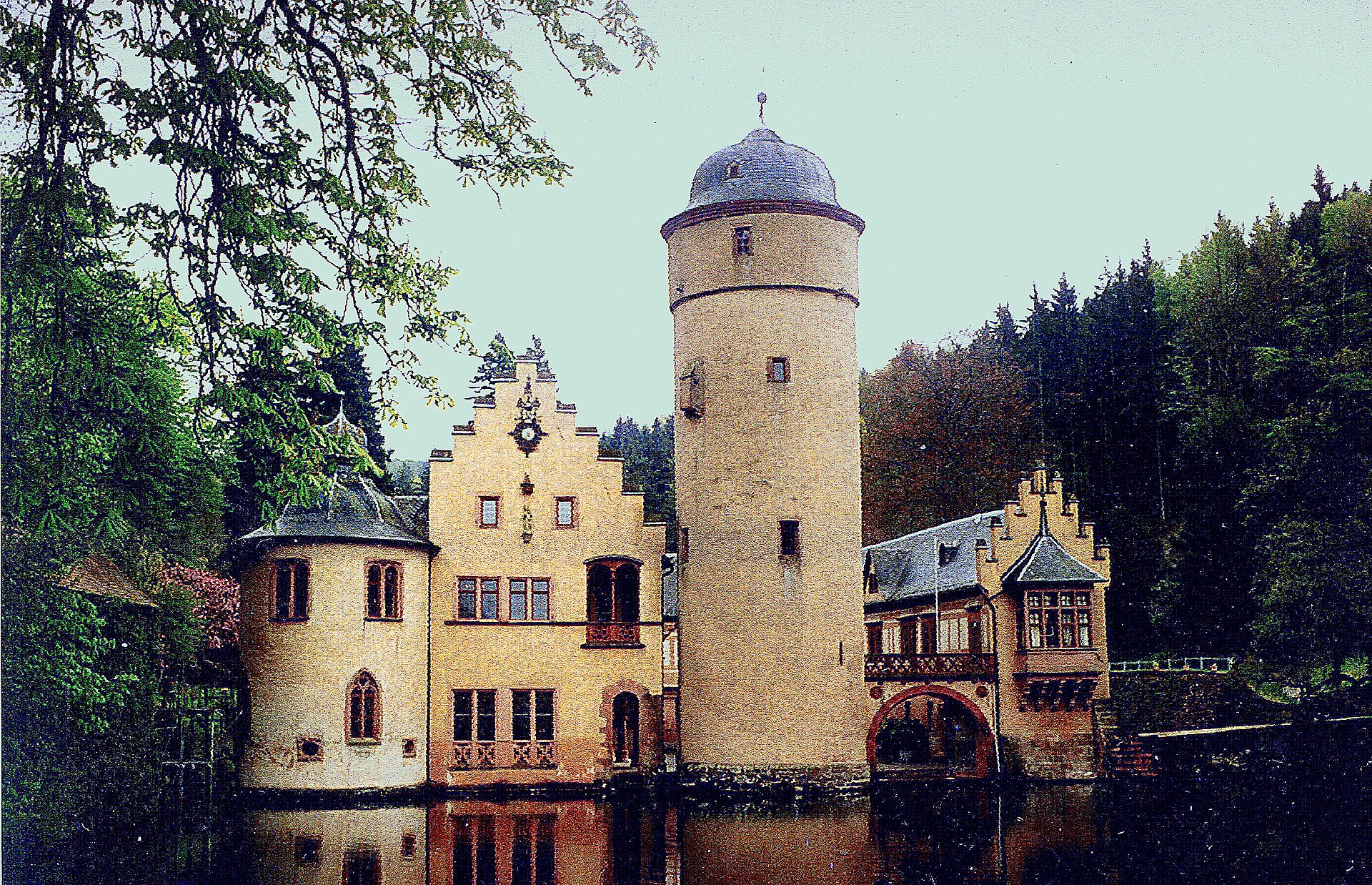 The castle tucked into the wooded valleys of the Spessart forest