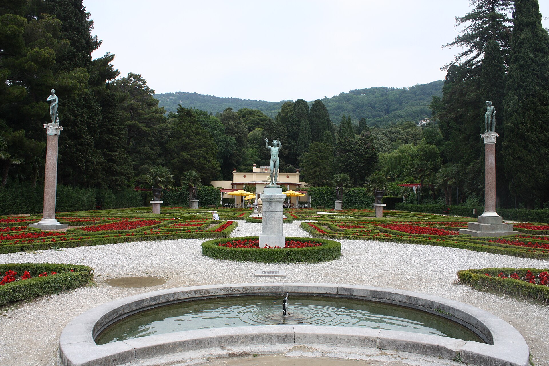 The gardens of Miramare, a botanical treasure by the sea