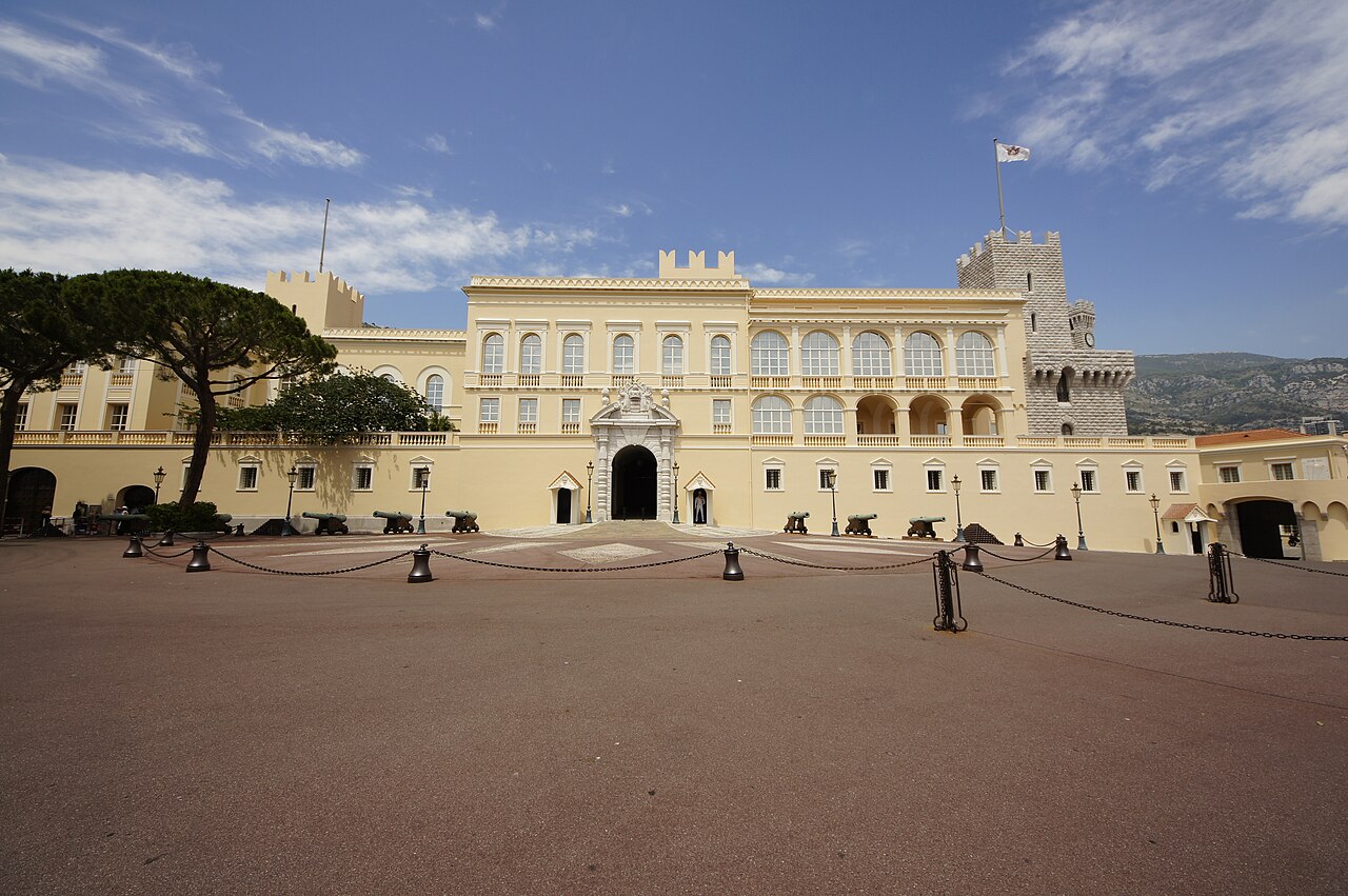 The princely palace of the Grimaldi.