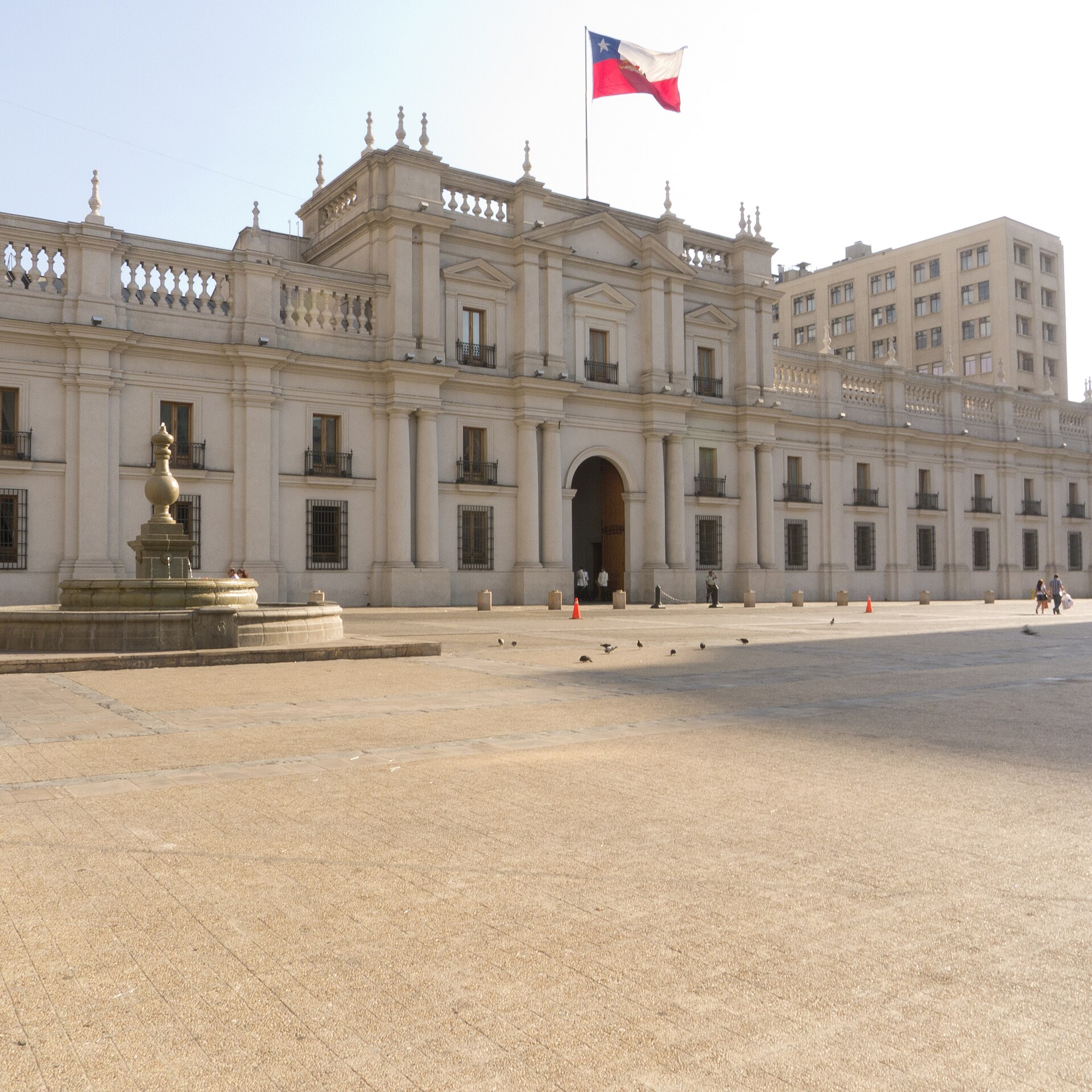 The frontage of the Palace of the Mint