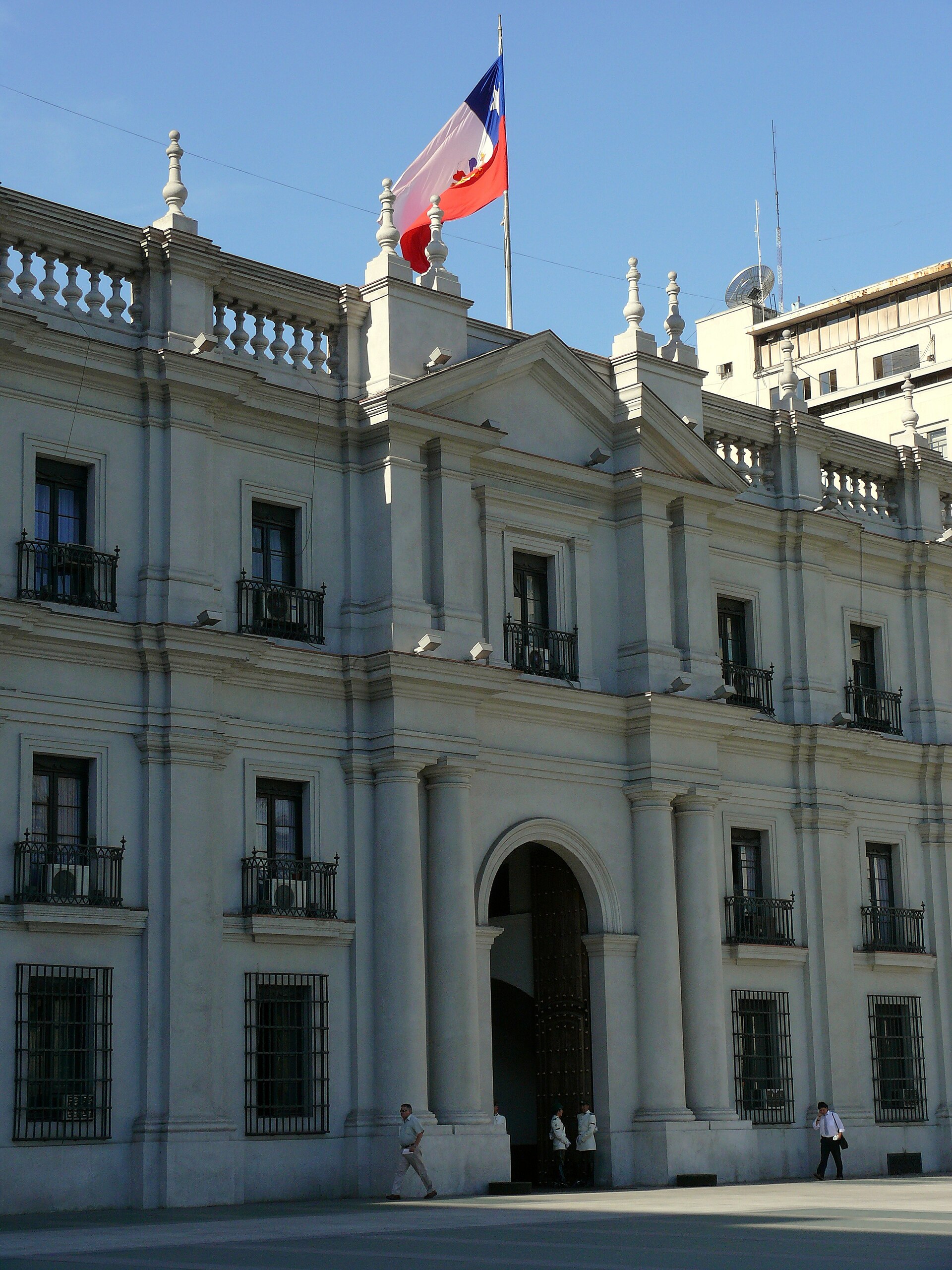 The Palacio de La Moneda in Santiago