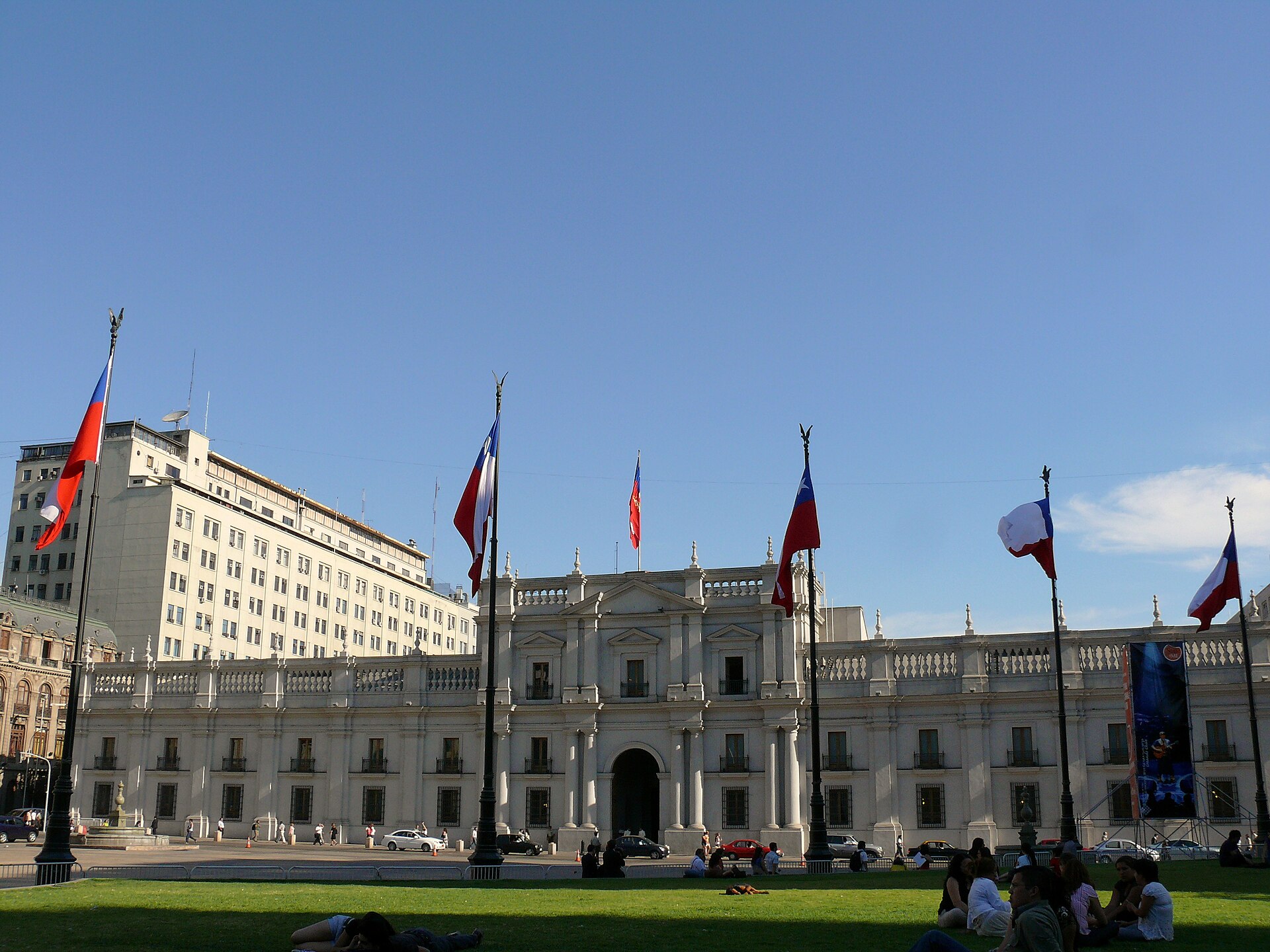 An architectural view of the palace