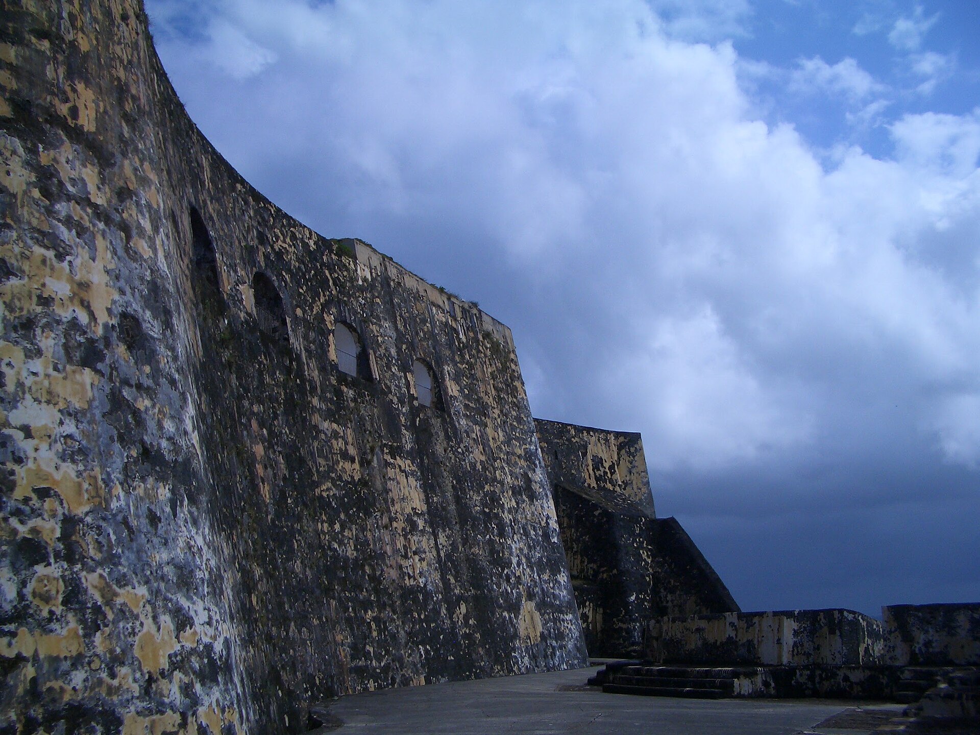 A projecting bastion of El Morro