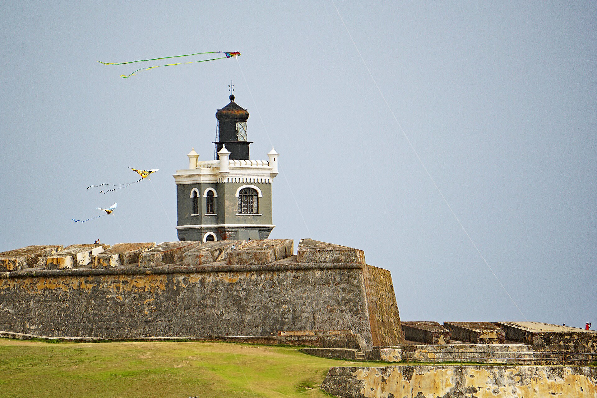 The lighthouse crowning the summit of El Morro