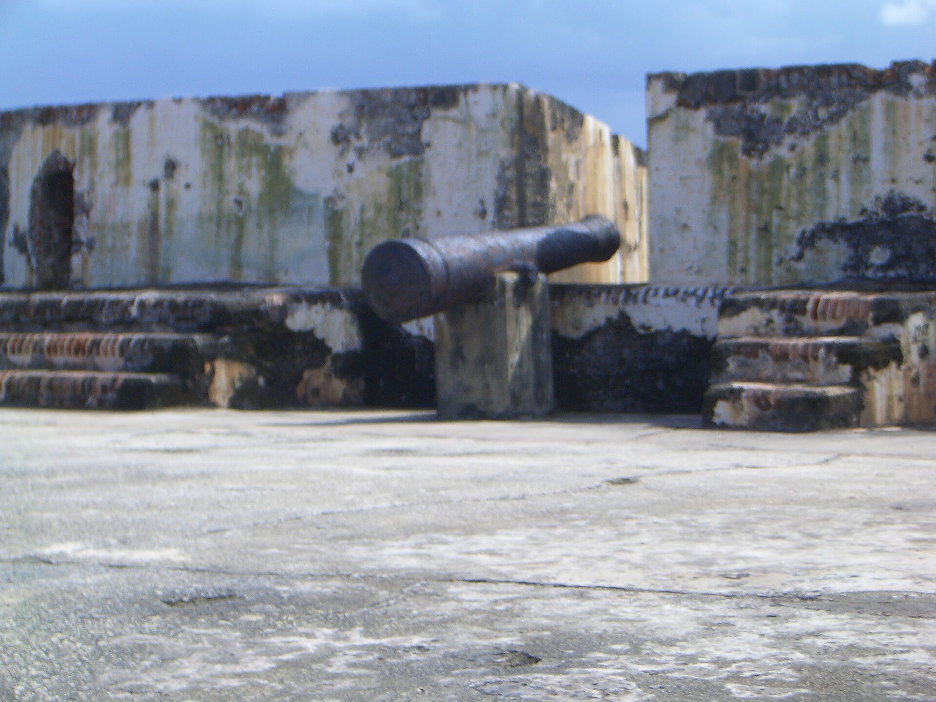 Cannon on the ramparts of Castillo San Felipe del Morro