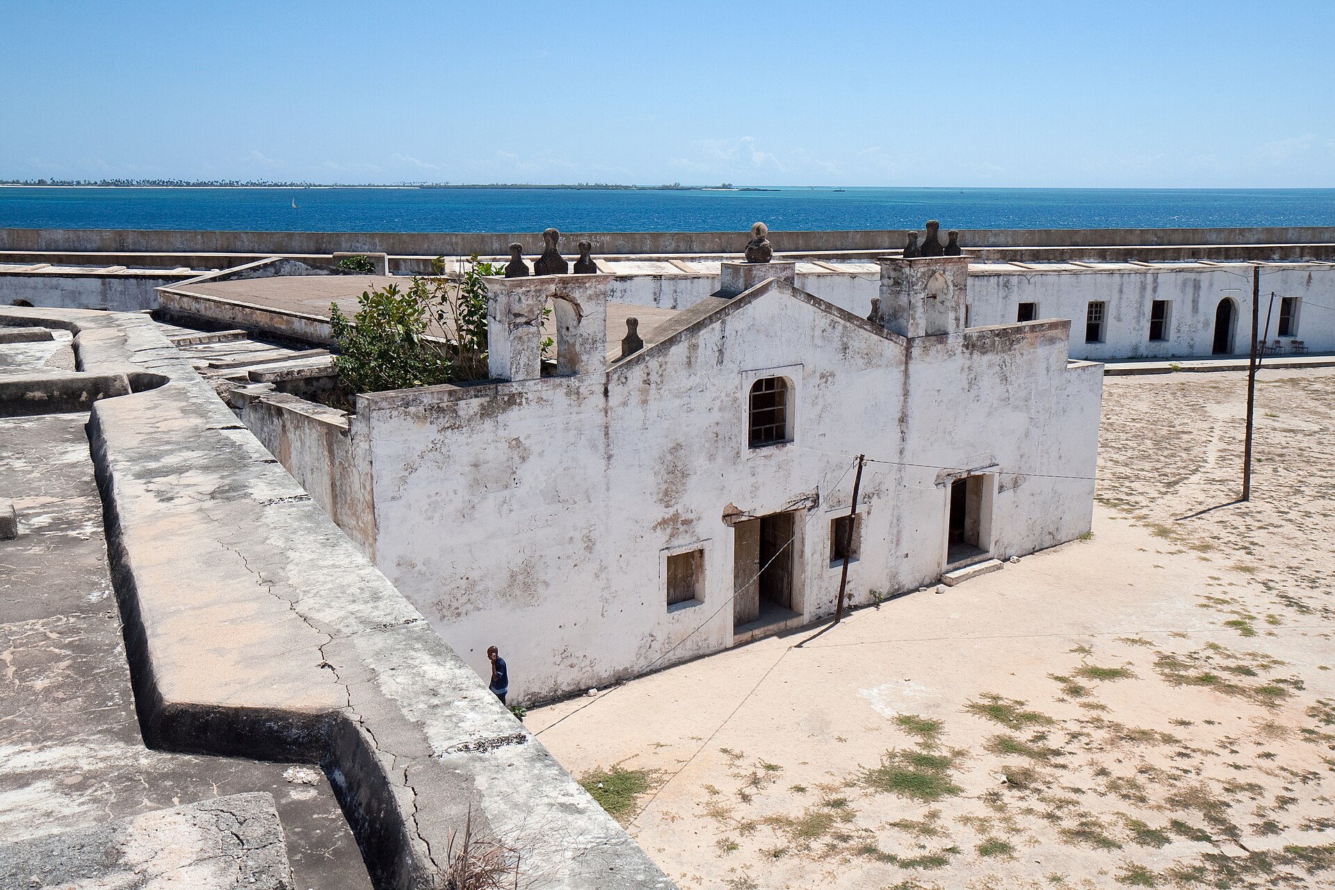 The church inside Fort São Sebastião on the Island of Mozambique