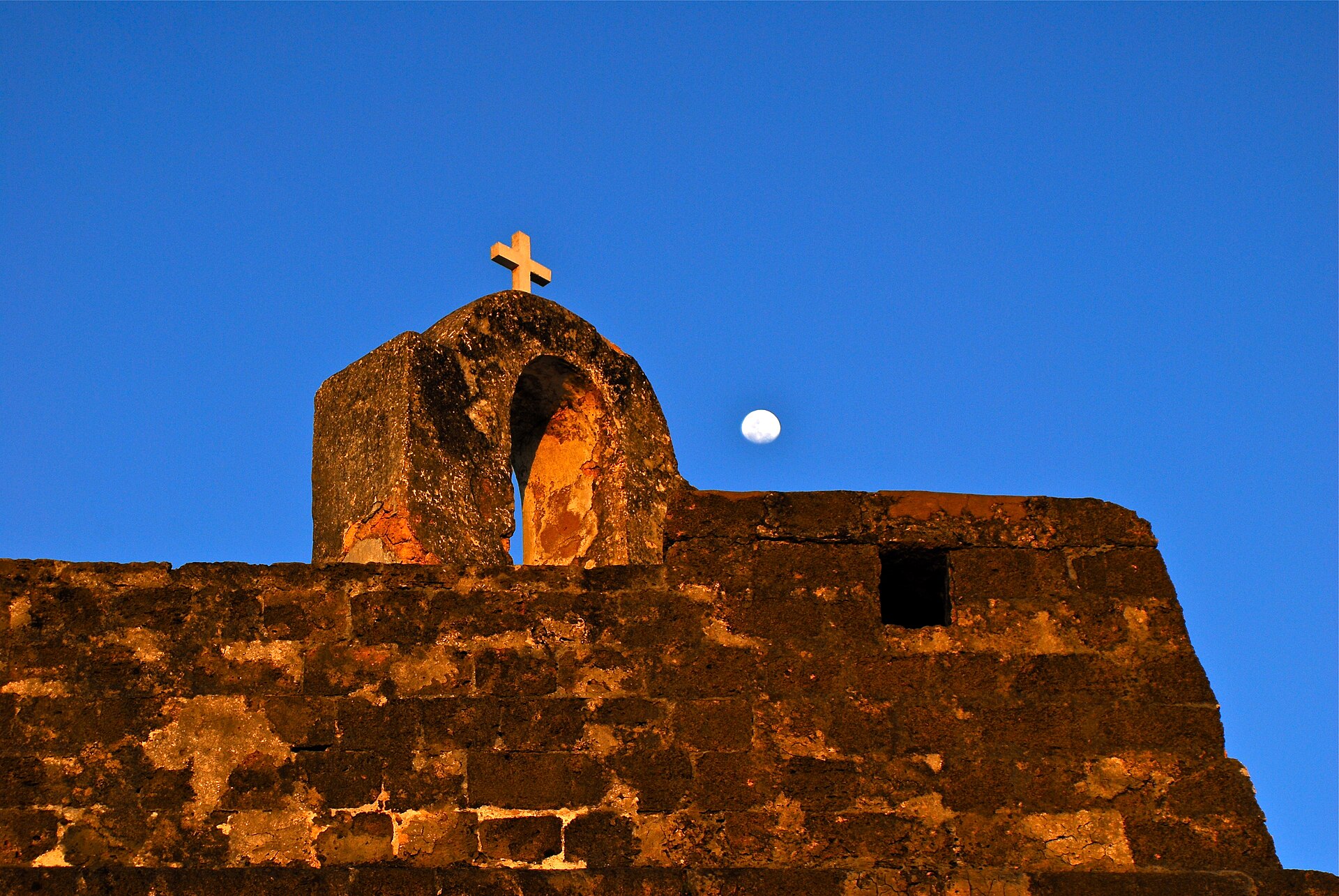 Architectural detail of the Fortaleza de São Sebastião