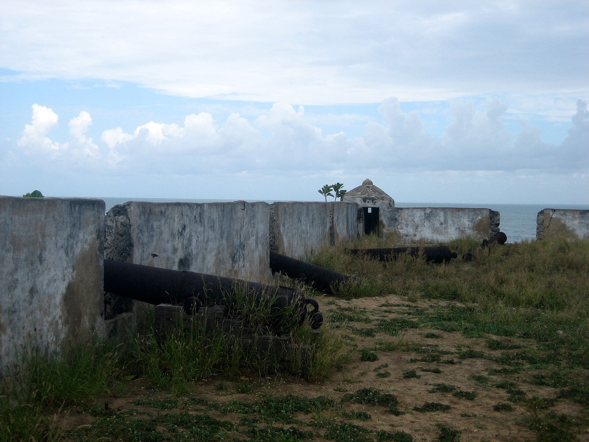The interior enclosure of the São Sebastião fortress