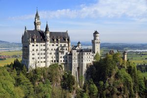 Neuschwanstein Castle seen from the Marienbrücke