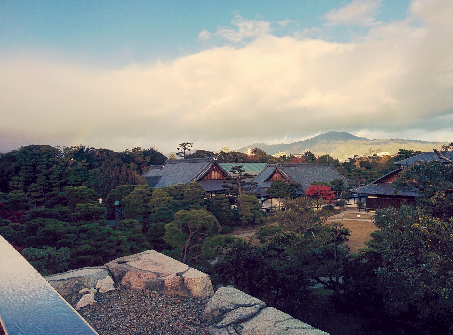 A view of Nijo Castle, one of the great monuments of the age of the samurai.