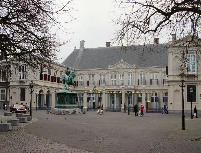 Noordeinde Palace, the working palace of the Dutch monarch in The Hague