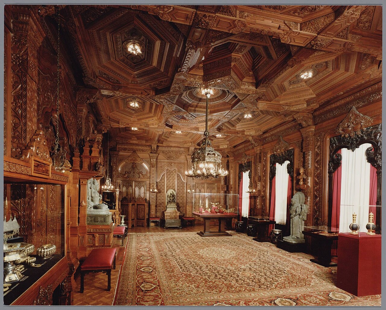 The restored palace, renewed after twentieth-century fire