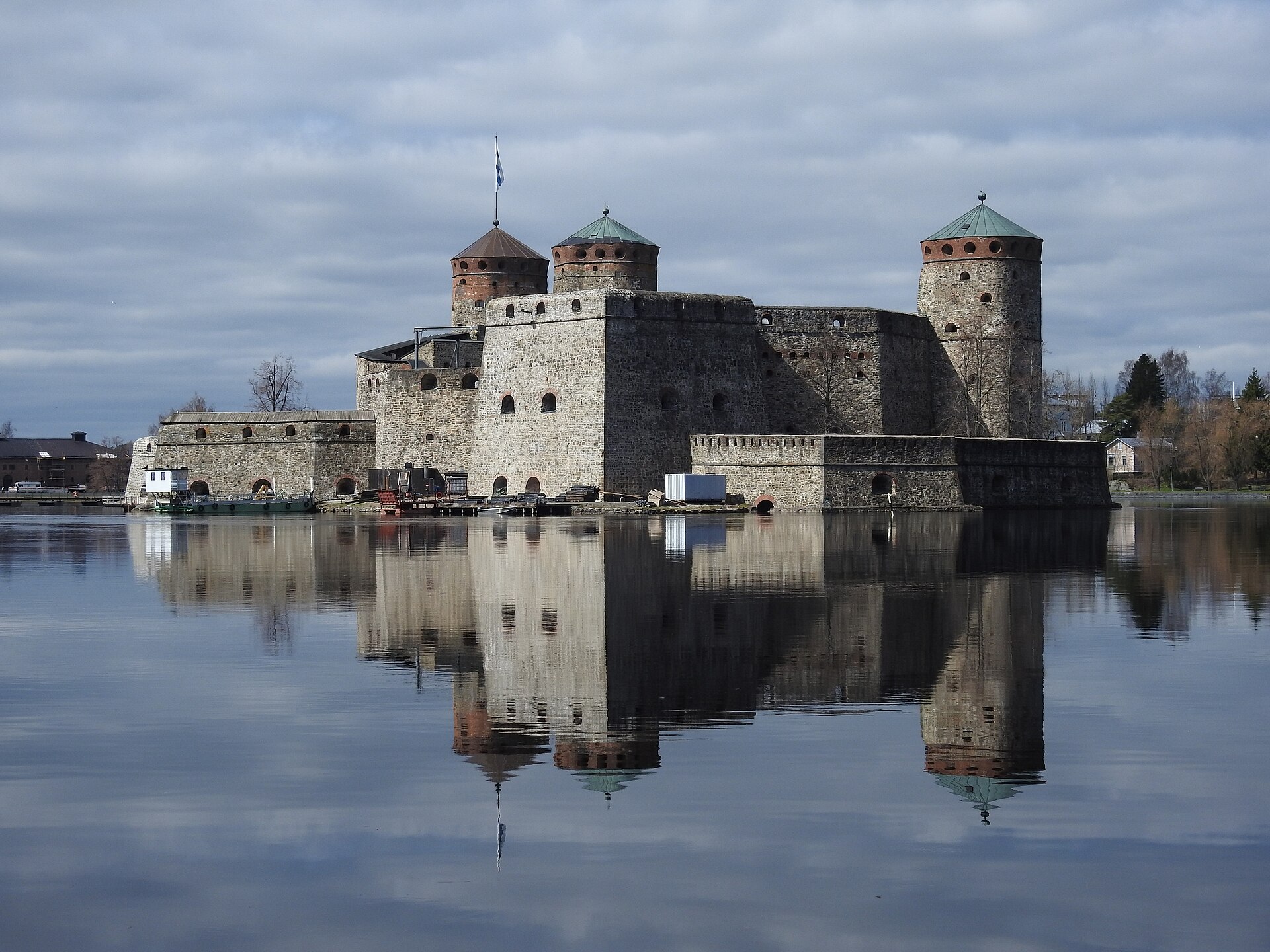 Each tower was a self-contained strongpoint bristling with gun positions.