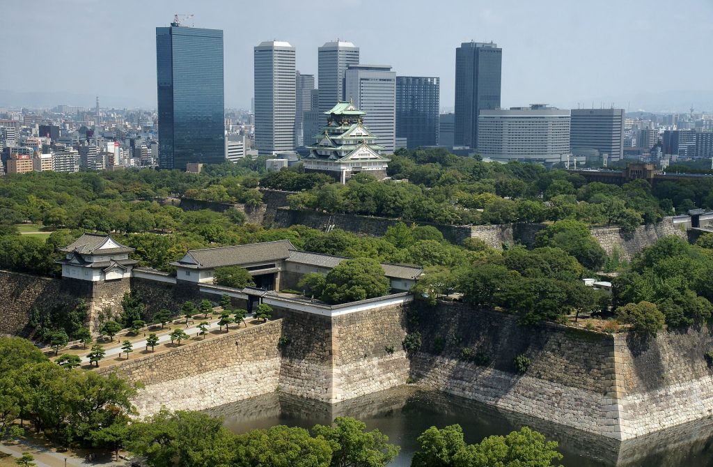 The scale of the original construction begun under Toyotomi Hideyoshi