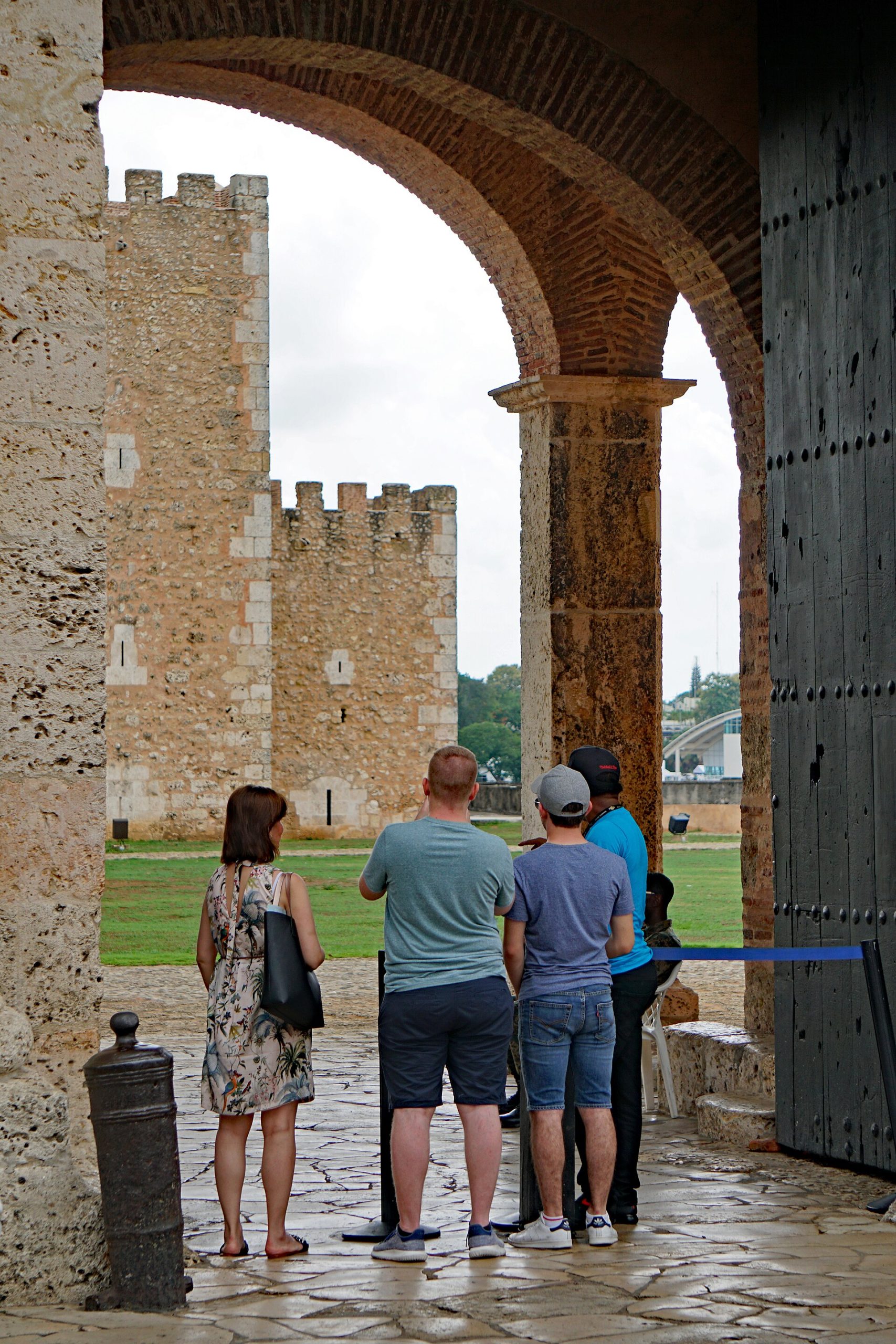 The battlements of the Ozama Fortress