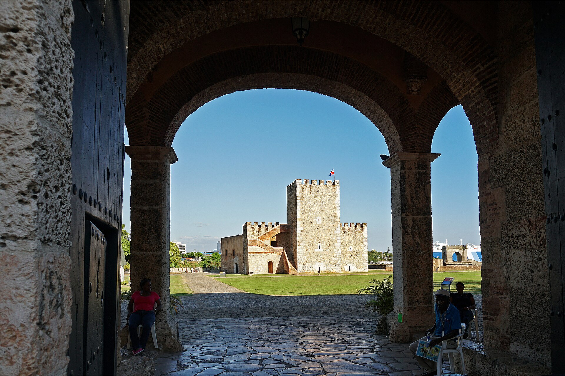 A view of the historic fortress walls