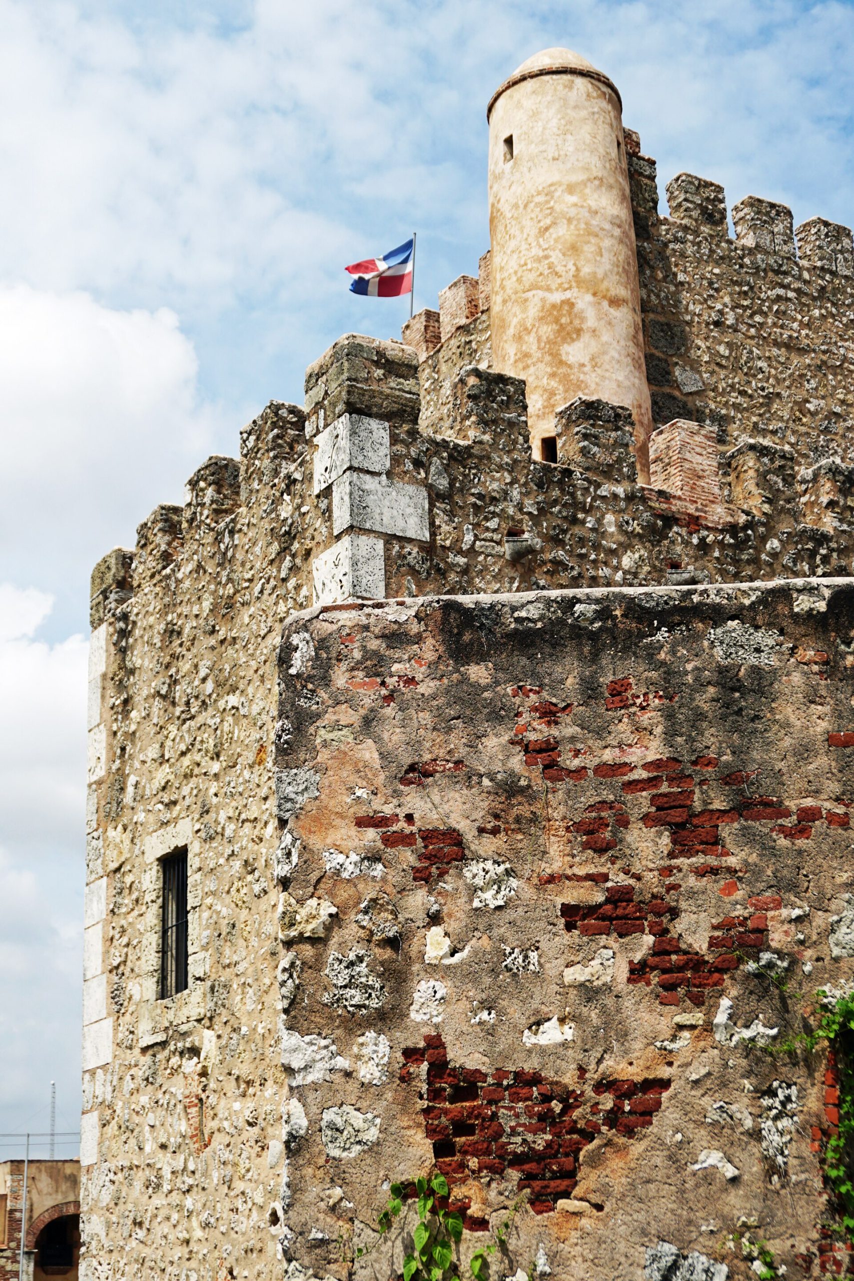 The coral-stone ramparts of the Ozama Fortress
