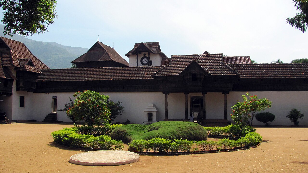 A corner of the sprawling wooden palace.
