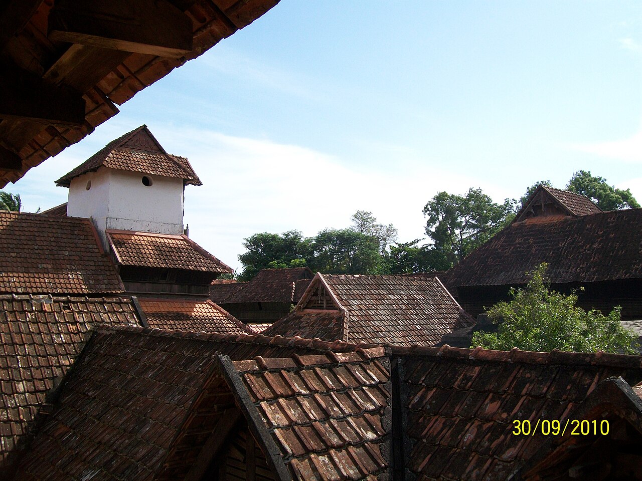 A splendid view across Padmanabhapuram Palace.