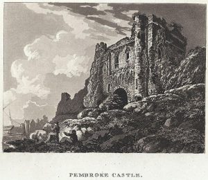 A tower of Pembroke, part of the powerful outer defences added in the medieval centuries