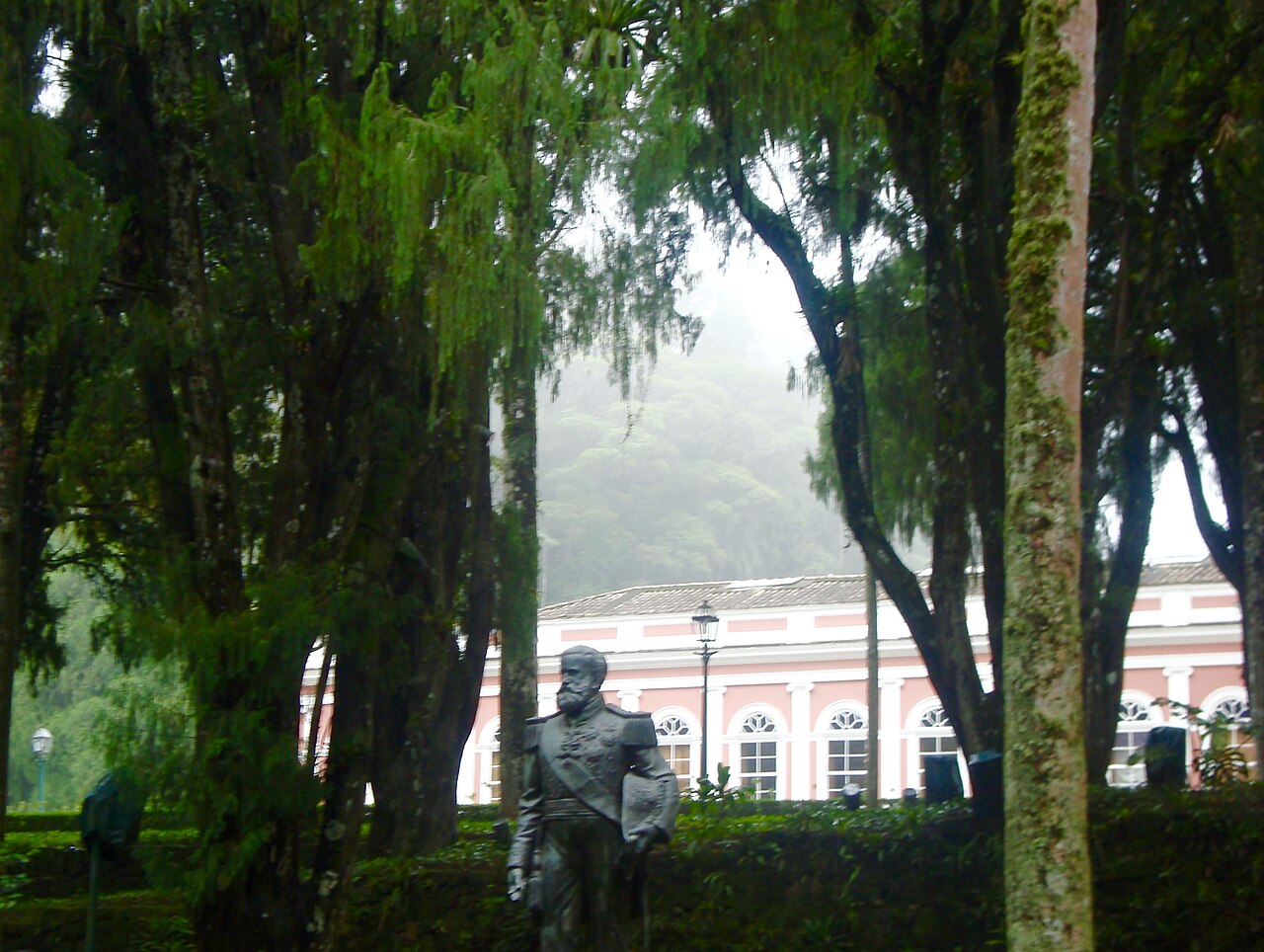 The palace of Petropolis, in the mountains above Rio de Janeiro.