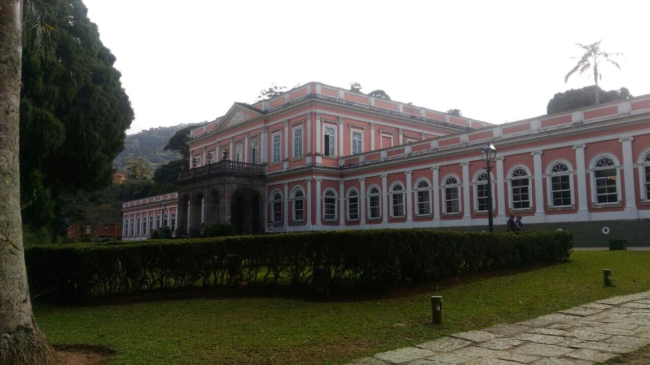 The Imperial Museum of Petropolis and its gardens.
