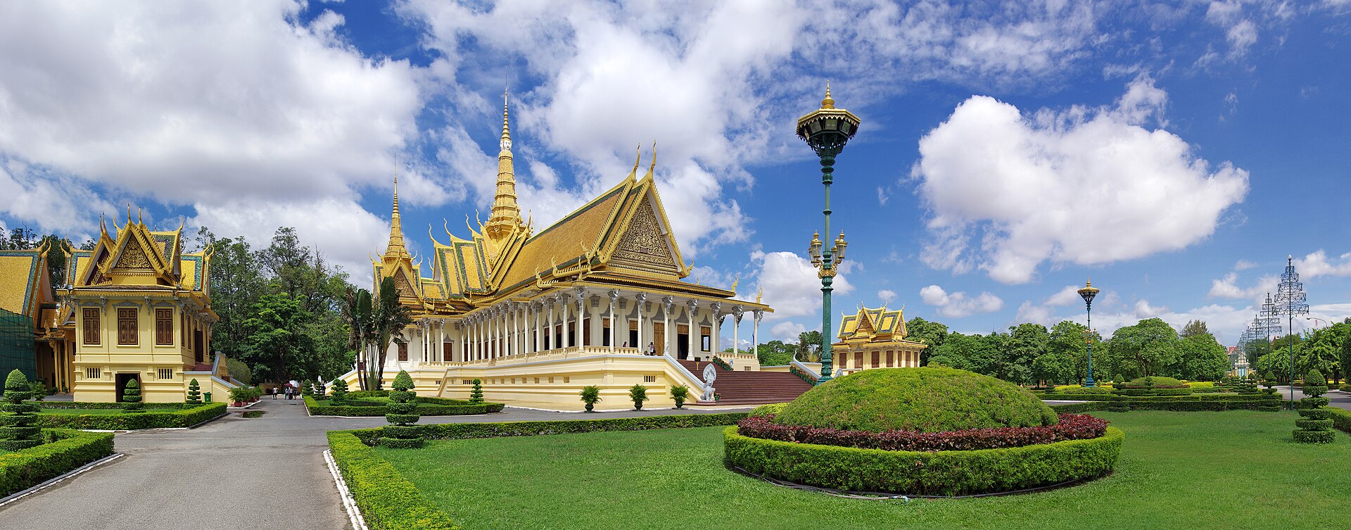 The throne hall of the royal palace, seat of Khmer kingship