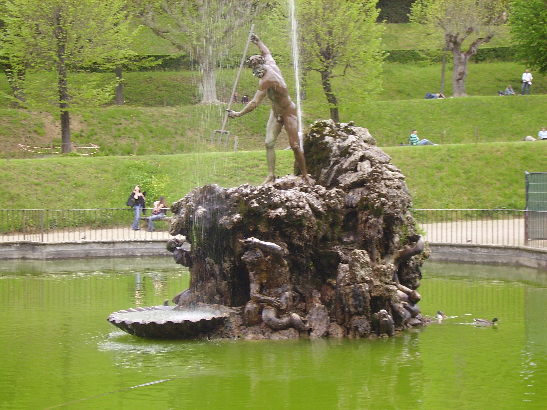 The fountain of Neptune in the Boboli Gardens