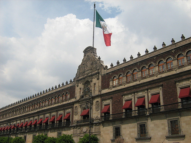 The Palacio Nacional in Mexico City
