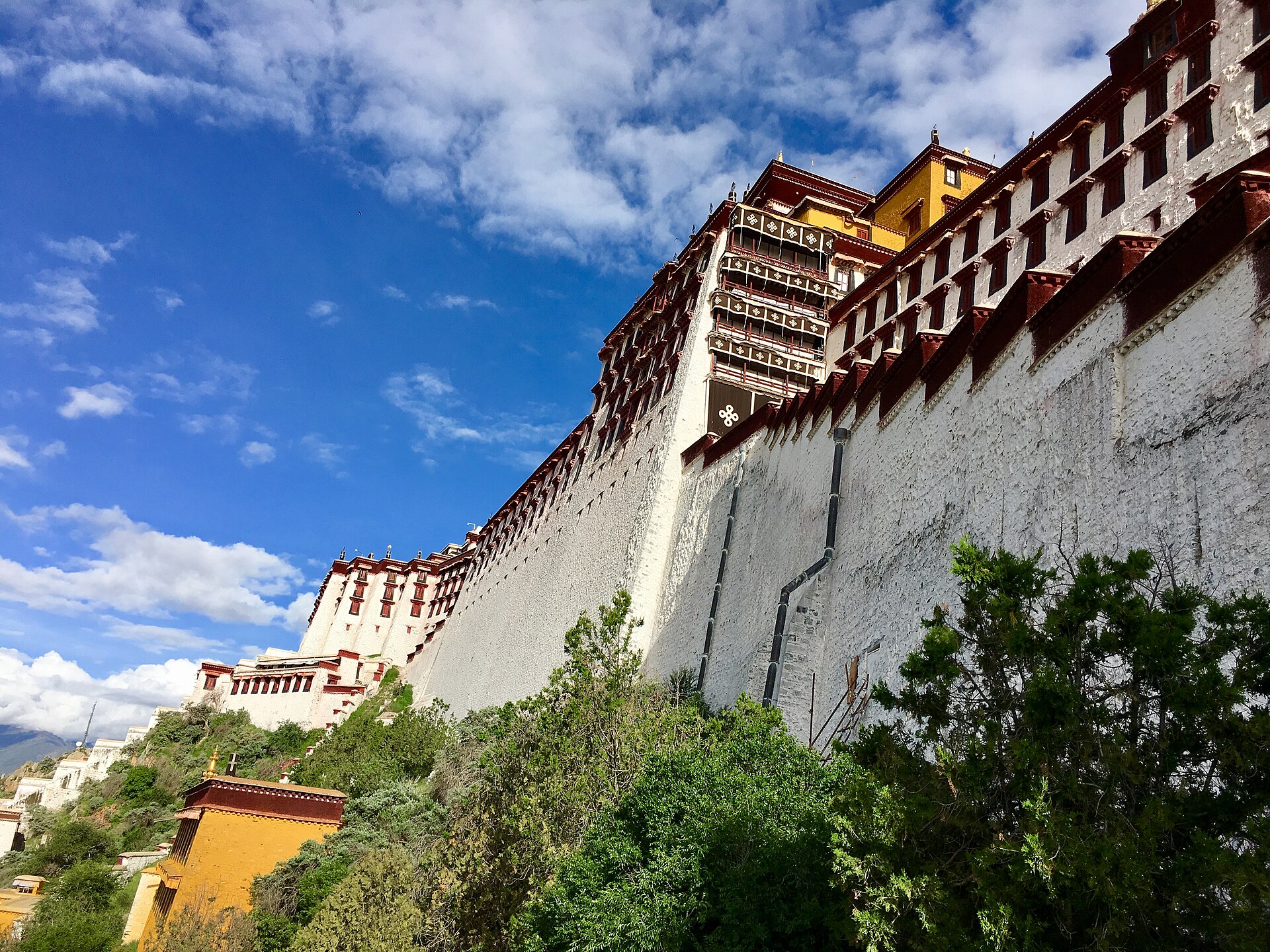 The Potala Palace, a great center of Tibetan Buddhism and pilgrimage.