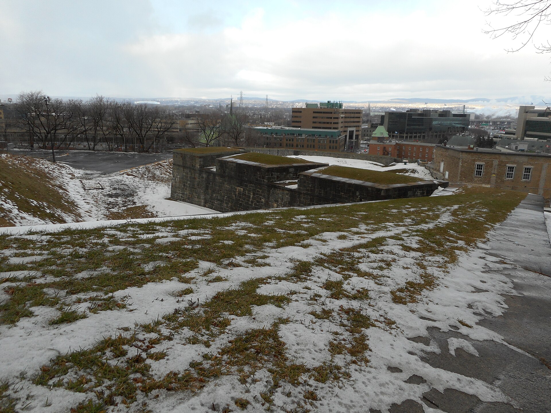A bastion of the Quebec city walls