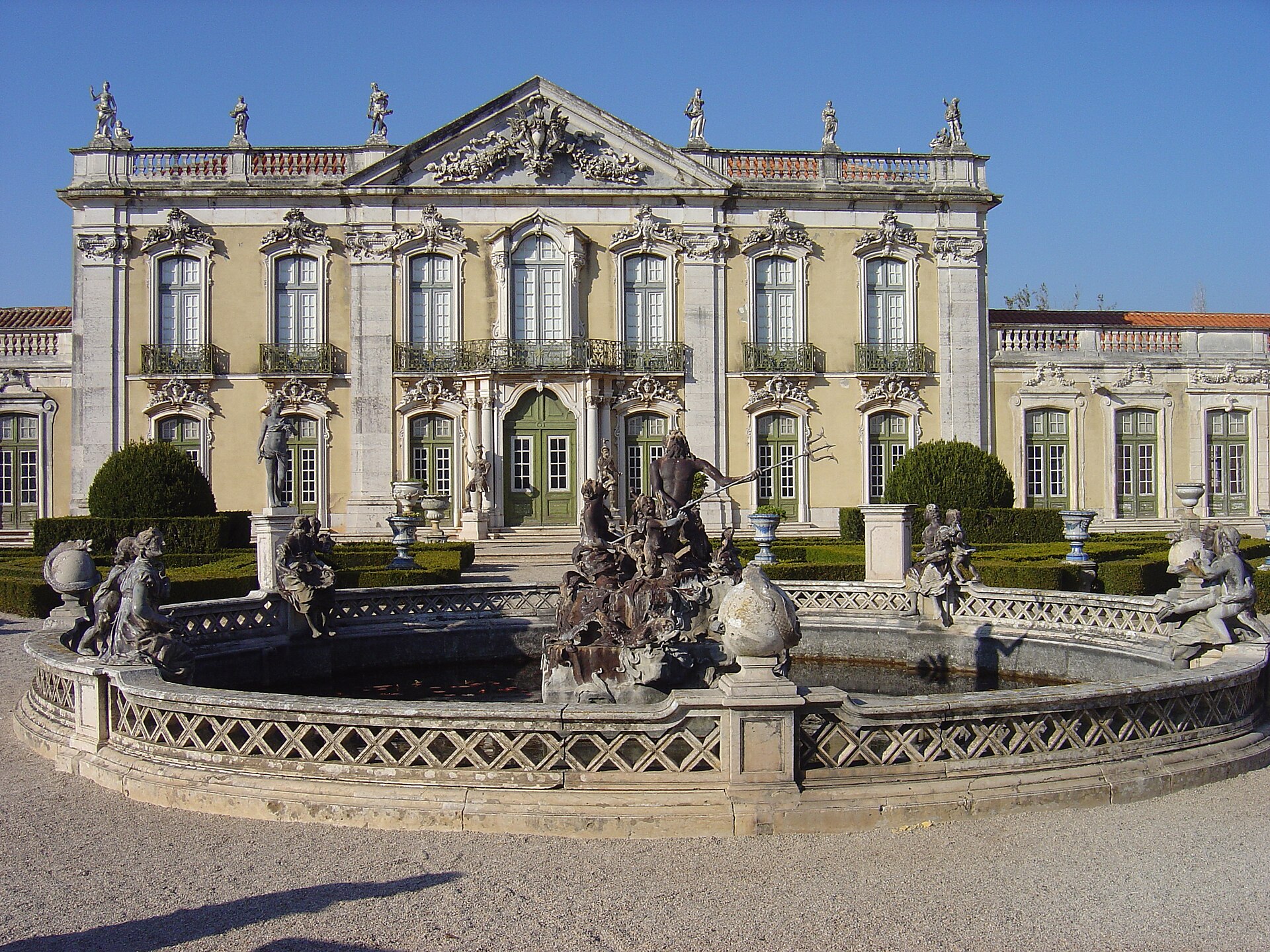 The Palace of Queluz and its Triton fountain, Portugal's finest Rococo residence