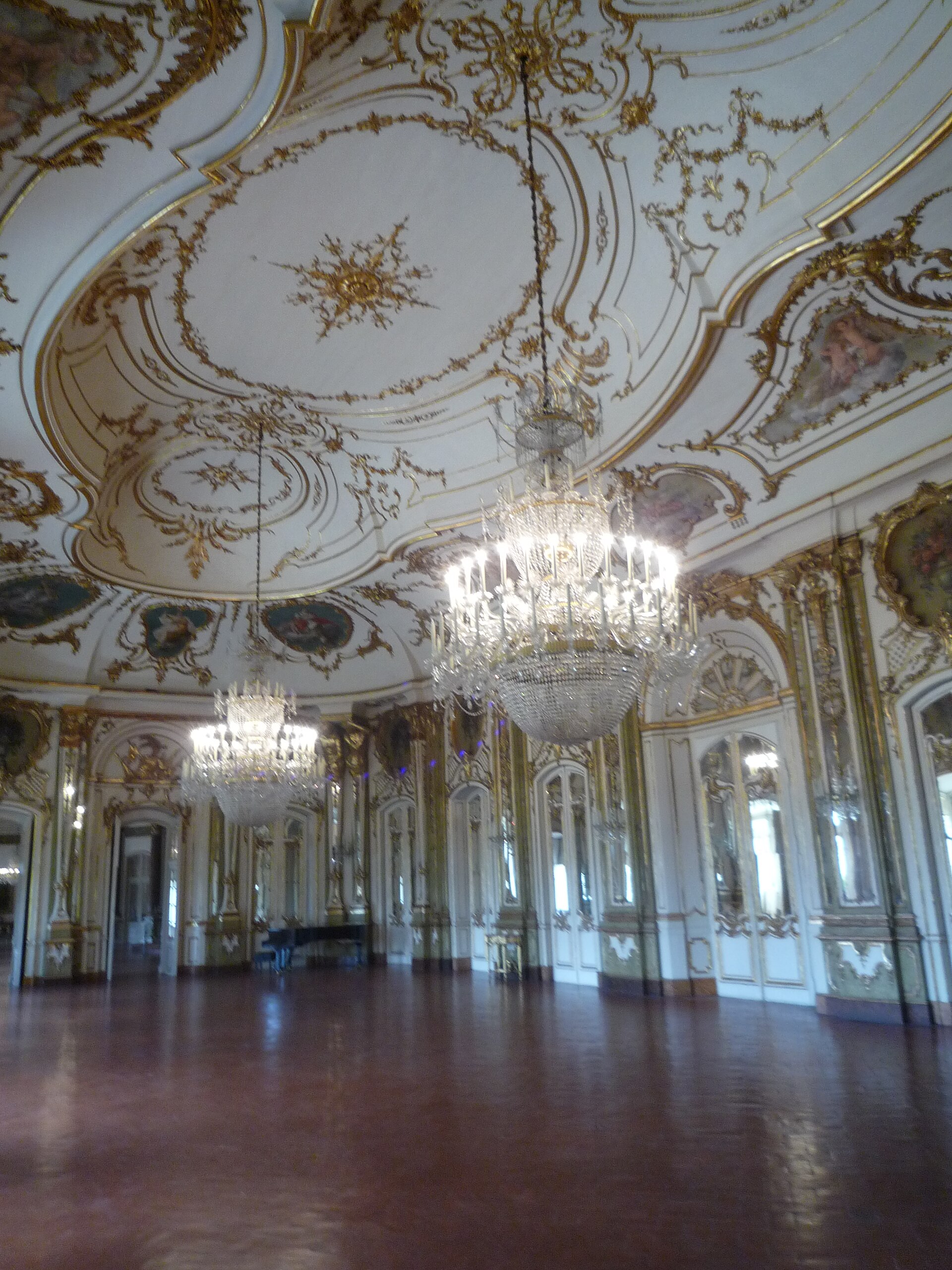 The Ball Room of the Palace of Queluz