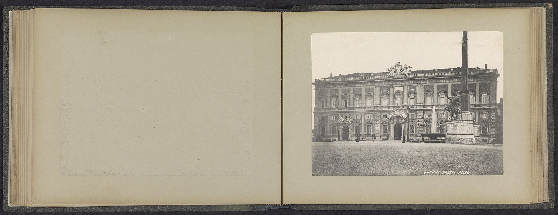 The facade of the Palazzo del Quirinale