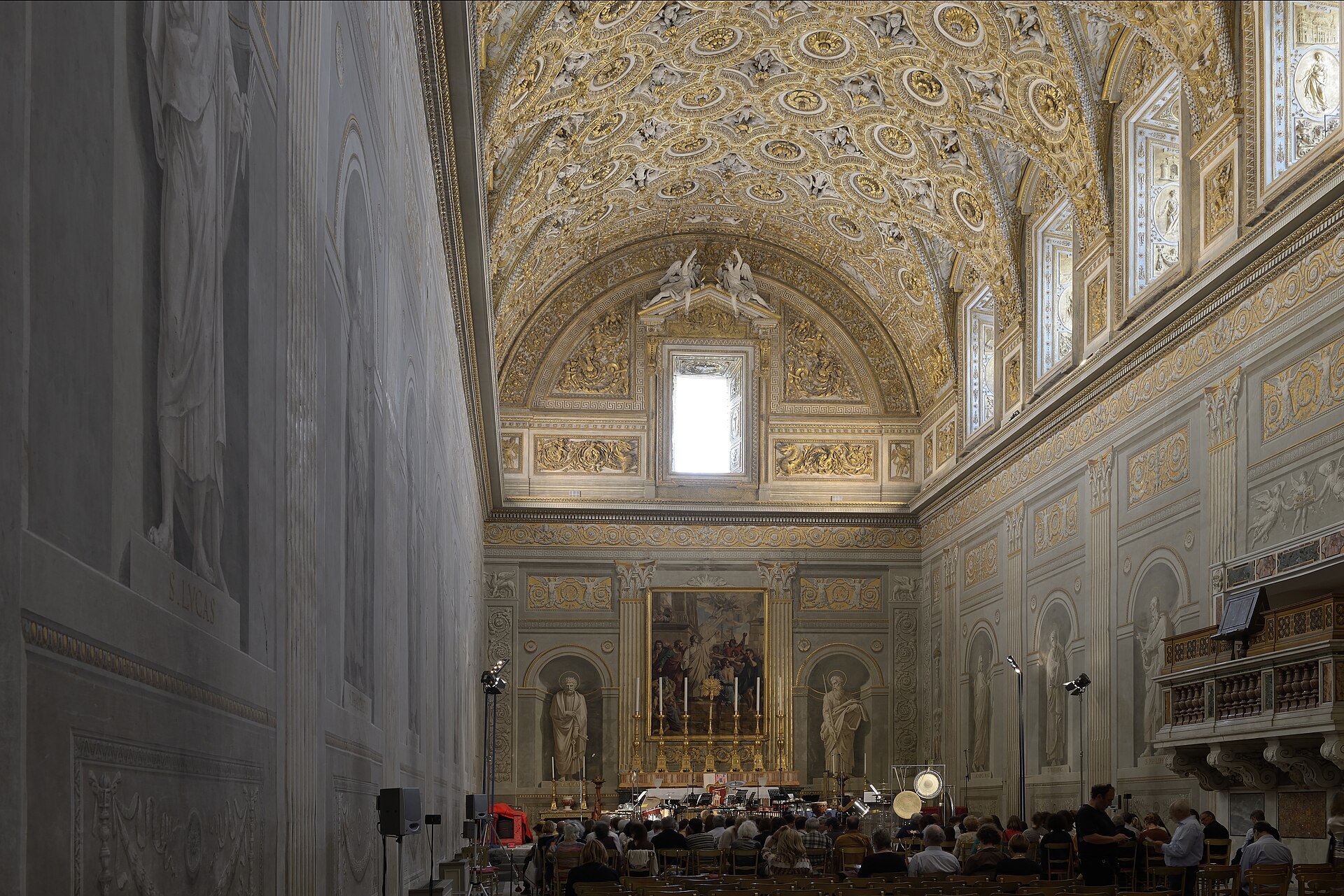 The Pauline Chapel, built to the dimensions of the Sistine Chapel
