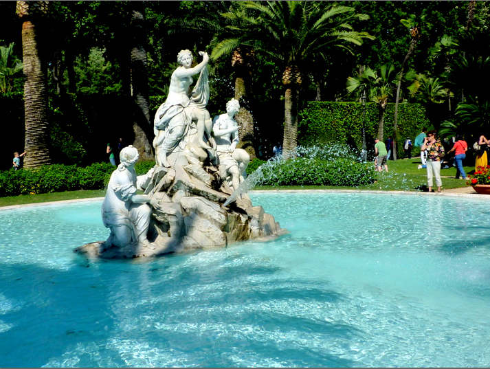 The gardens of the Quirinale
